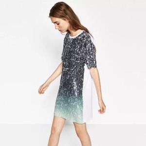 Zara sequin Dress NWT